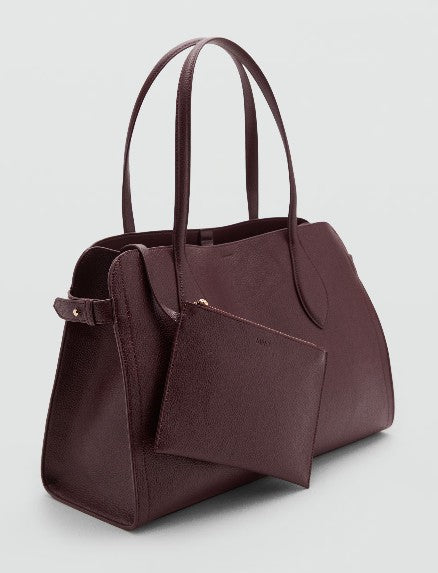 Mango Handtaschen bordeaux