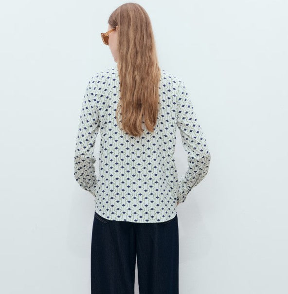 Mango Hemdblusen weiß