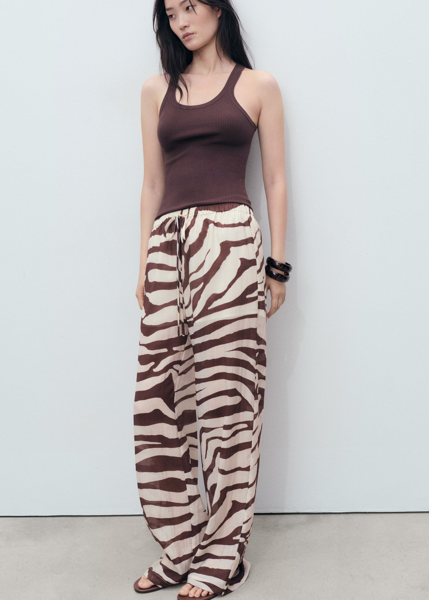 Mango Culottes braun