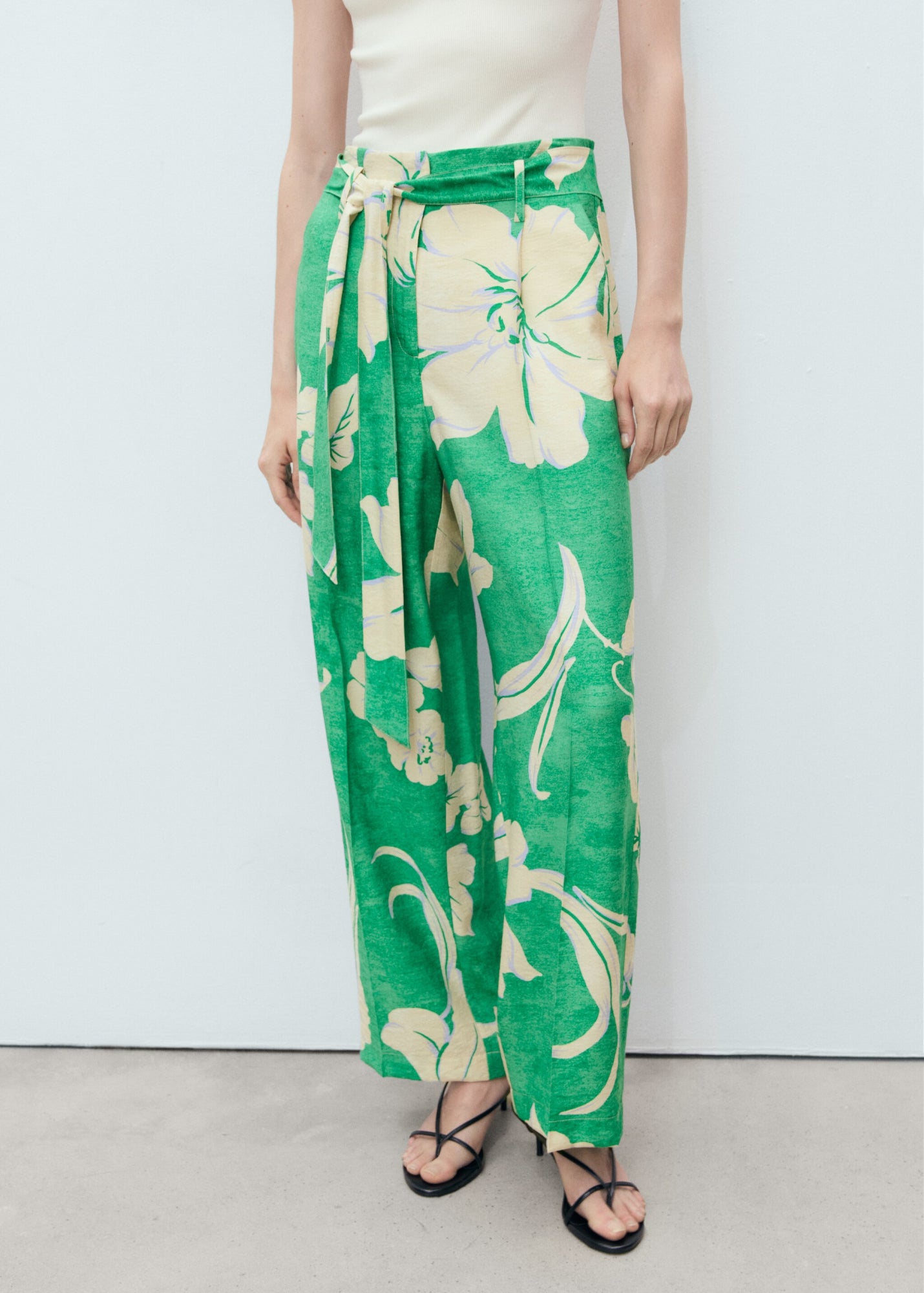 Mango Culottes hellgrün
