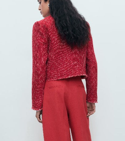 Mango Leichte Jacken  rot