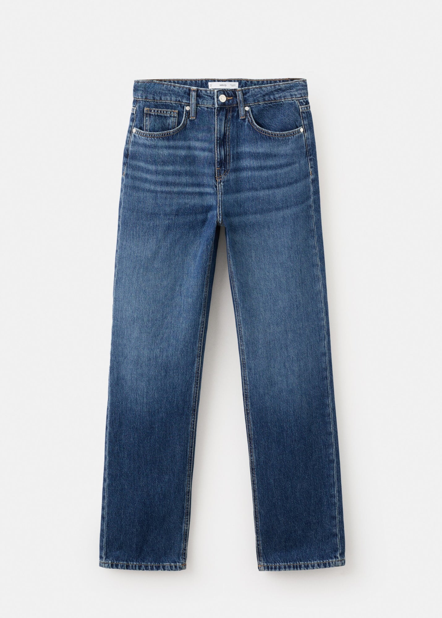 Mango Straight blau