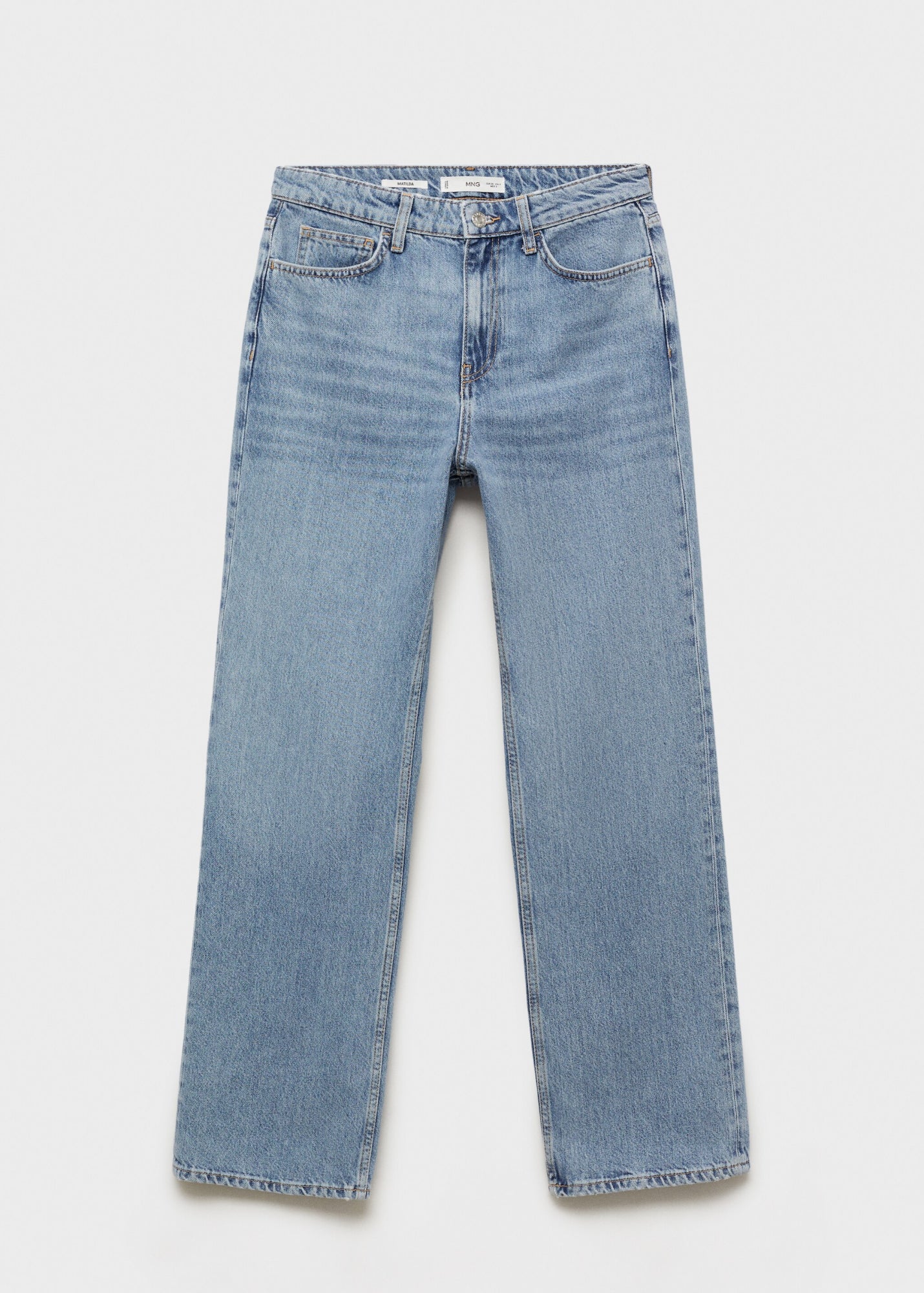 Mango Straight hellblau