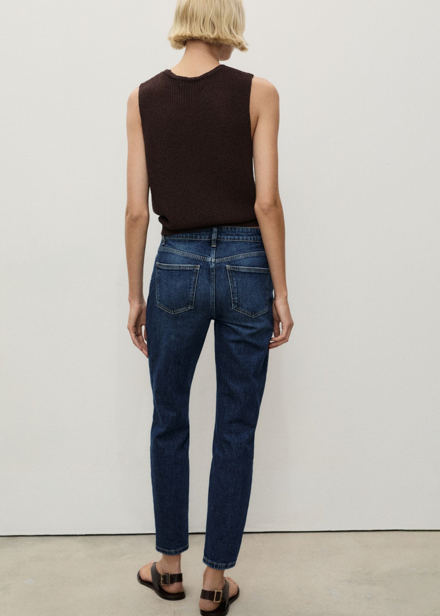 Mango Straight dunkelblau