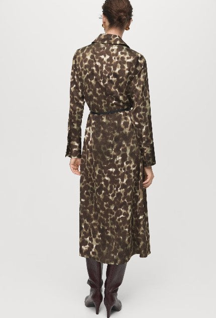 Mango Freizeitkleider oliv