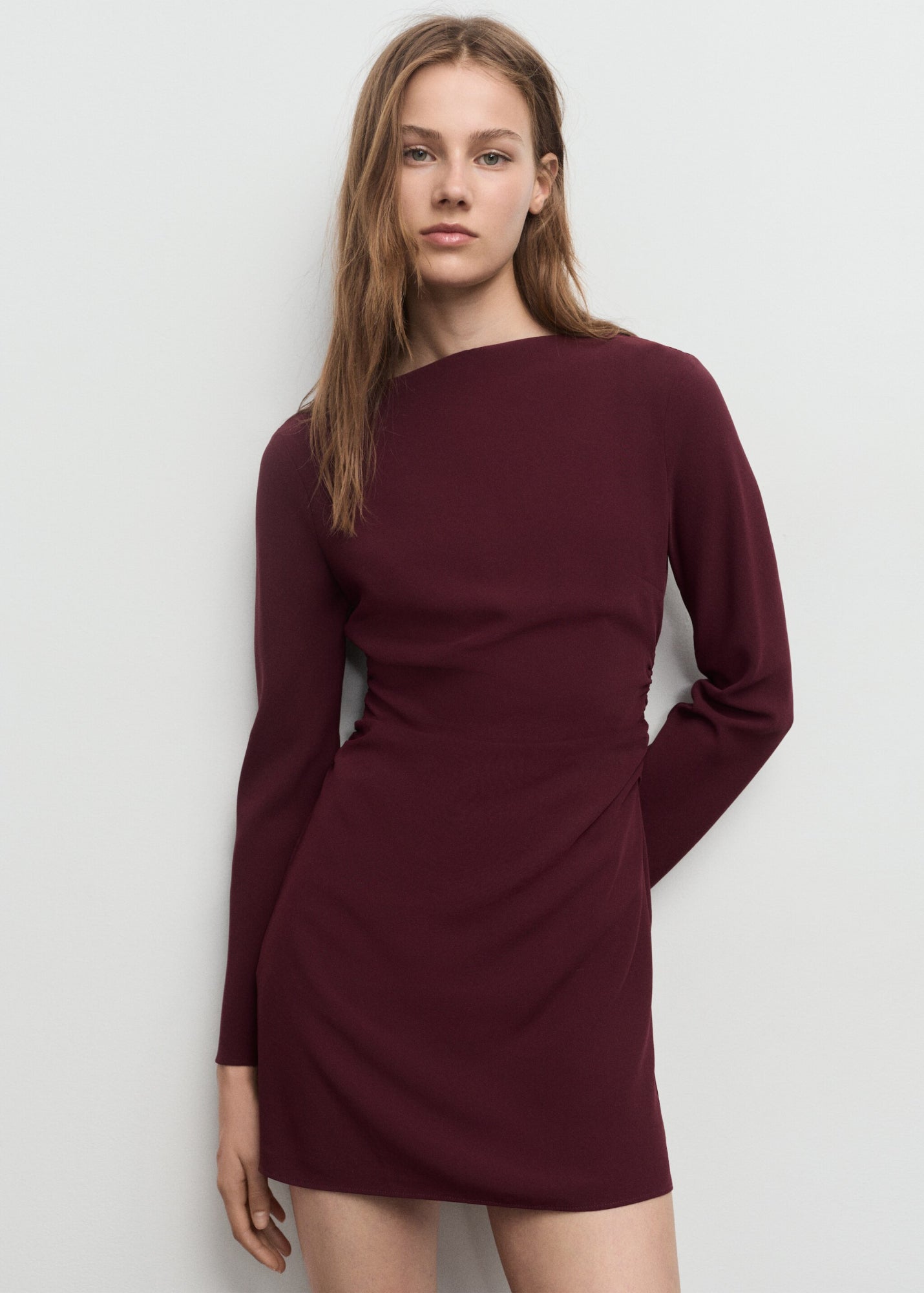 Mango Freizeitkleider bordeaux