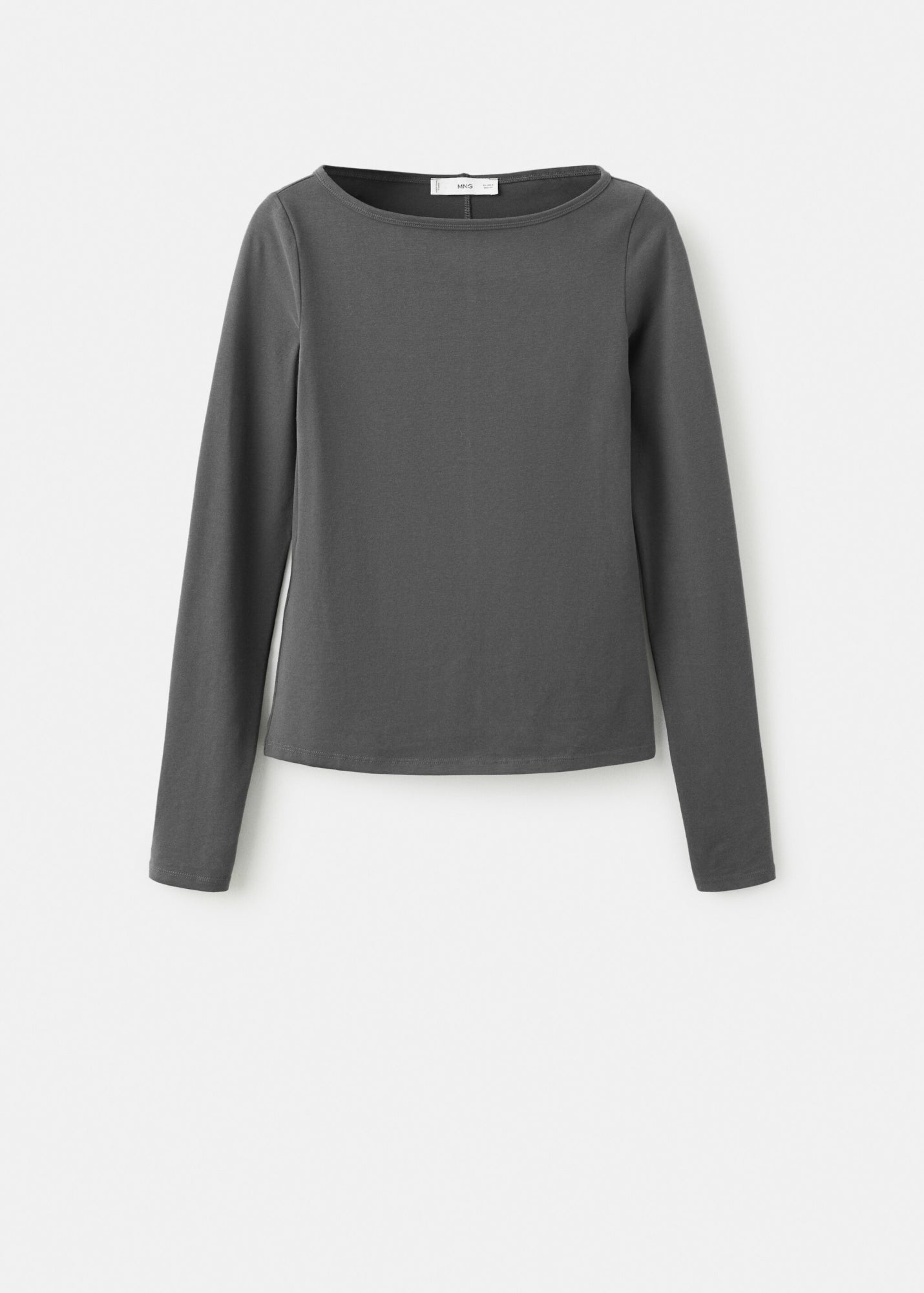 Mango Langarmshirts dunkelgrau