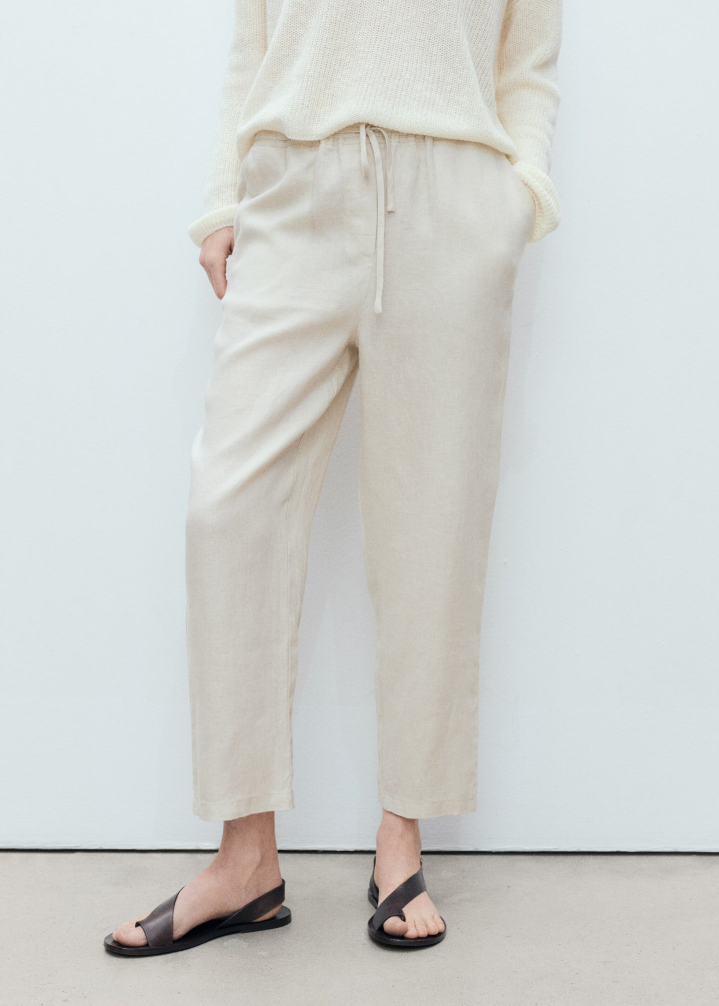 Mango Hosen beige