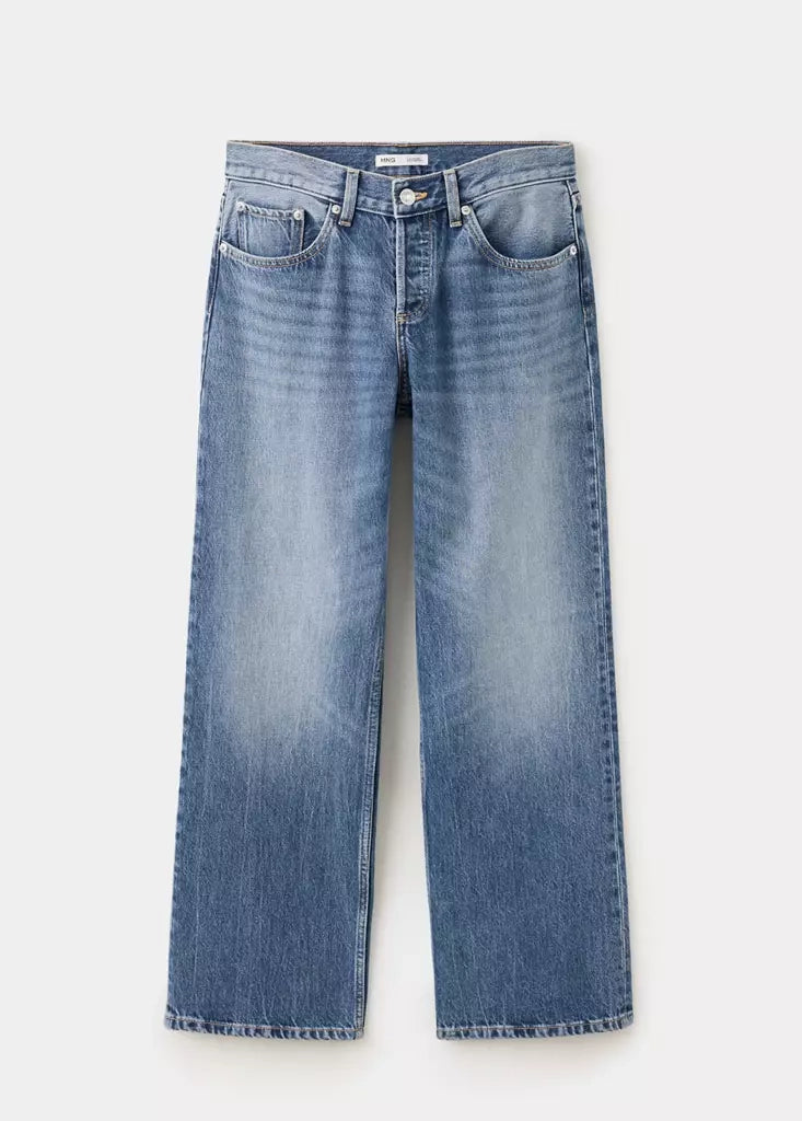 Mango Straight blau