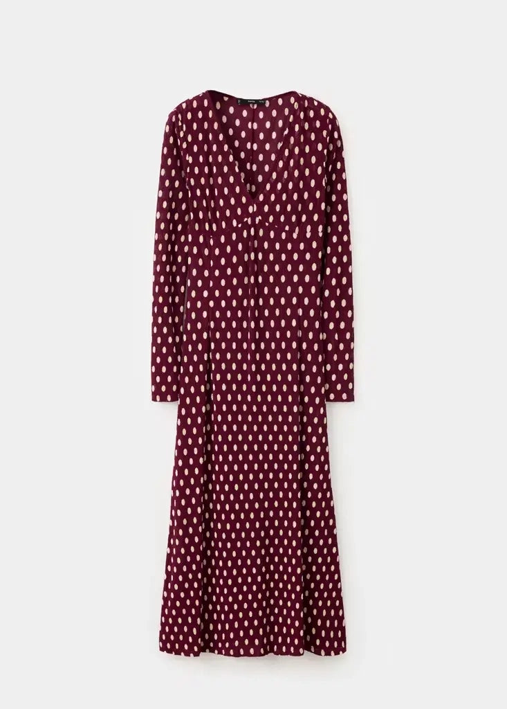 Mango Freizeitkleider bordeaux