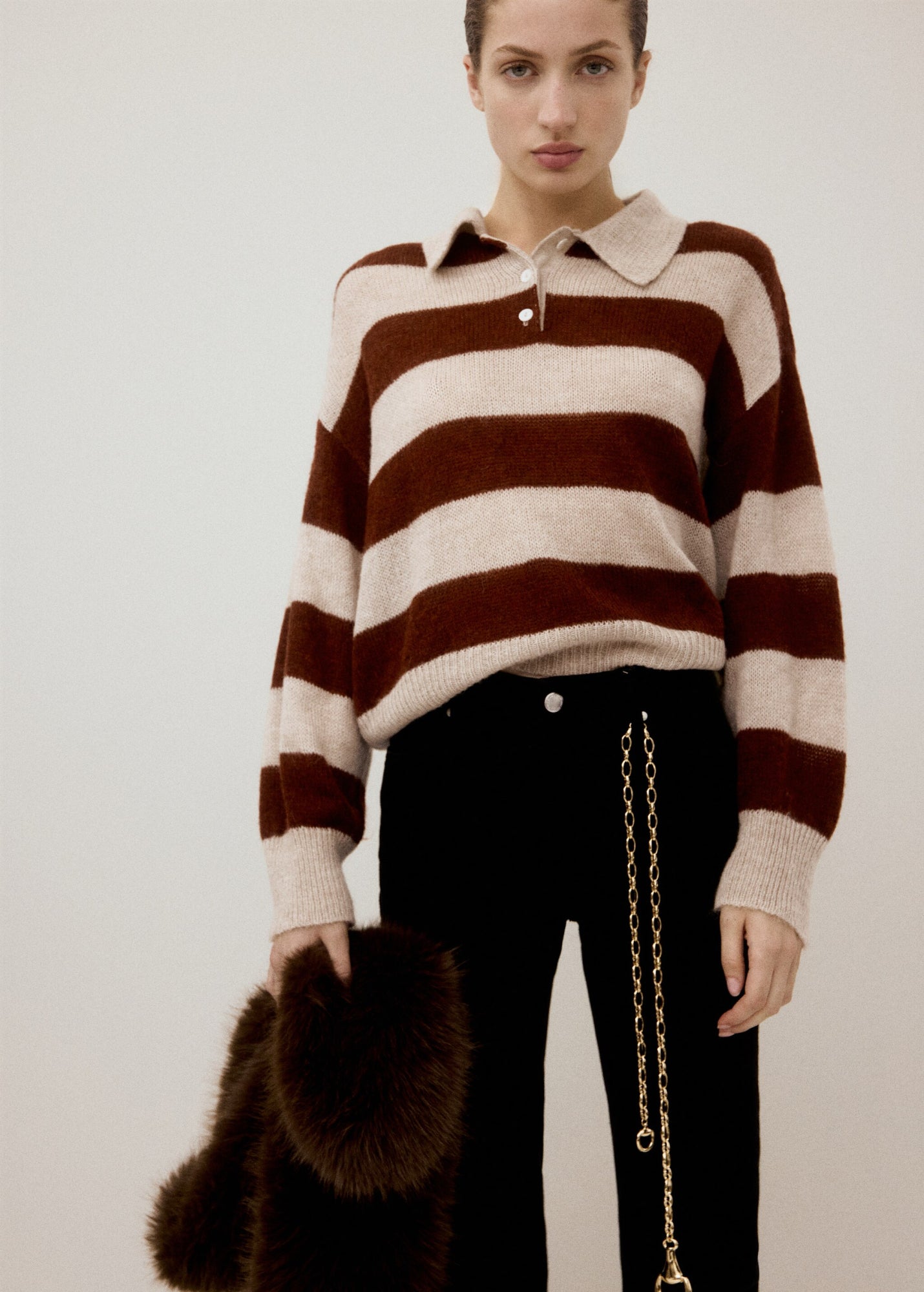 Mango Pullover bordeaux
