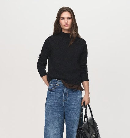 Mango Pullover schwarz