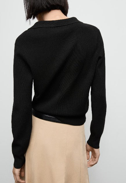 Mango Pullover schwarz