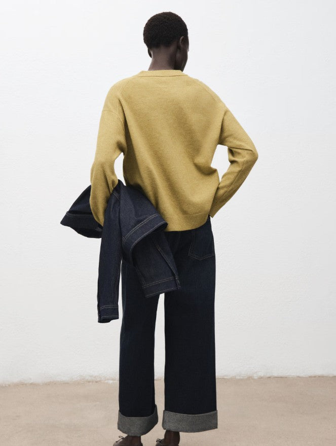 Mango Pullover hellgrün