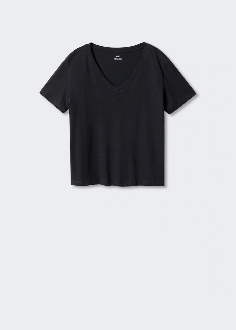 Mango T-Shirts schwarz