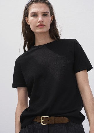 Mango T-Shirts schwarz
