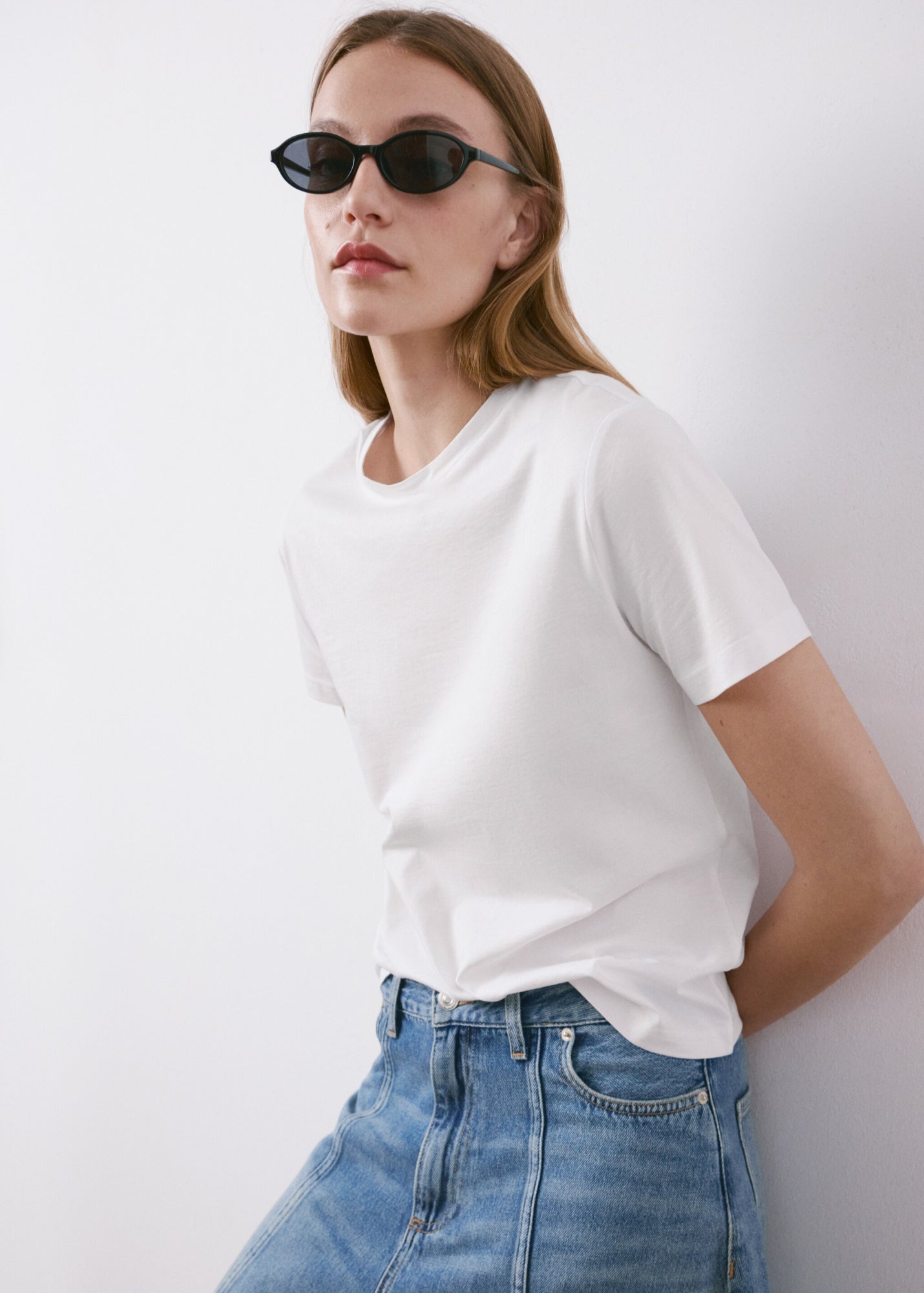 Mango T-Shirts weiß