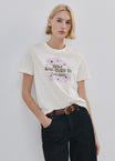 Mango T-Shirts lila