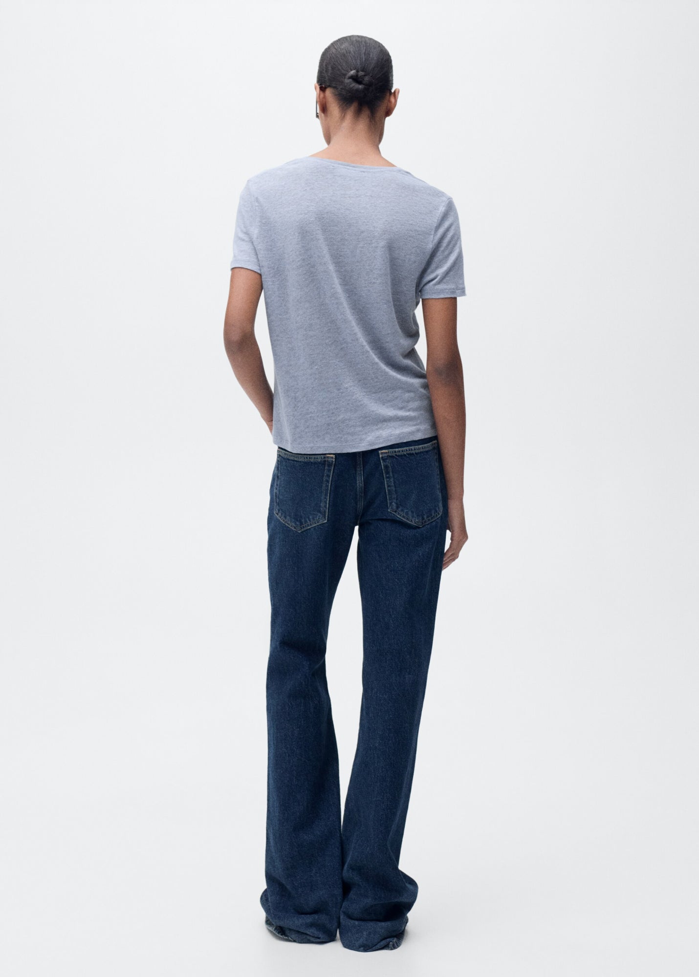 Mango T-Shirts hellblau