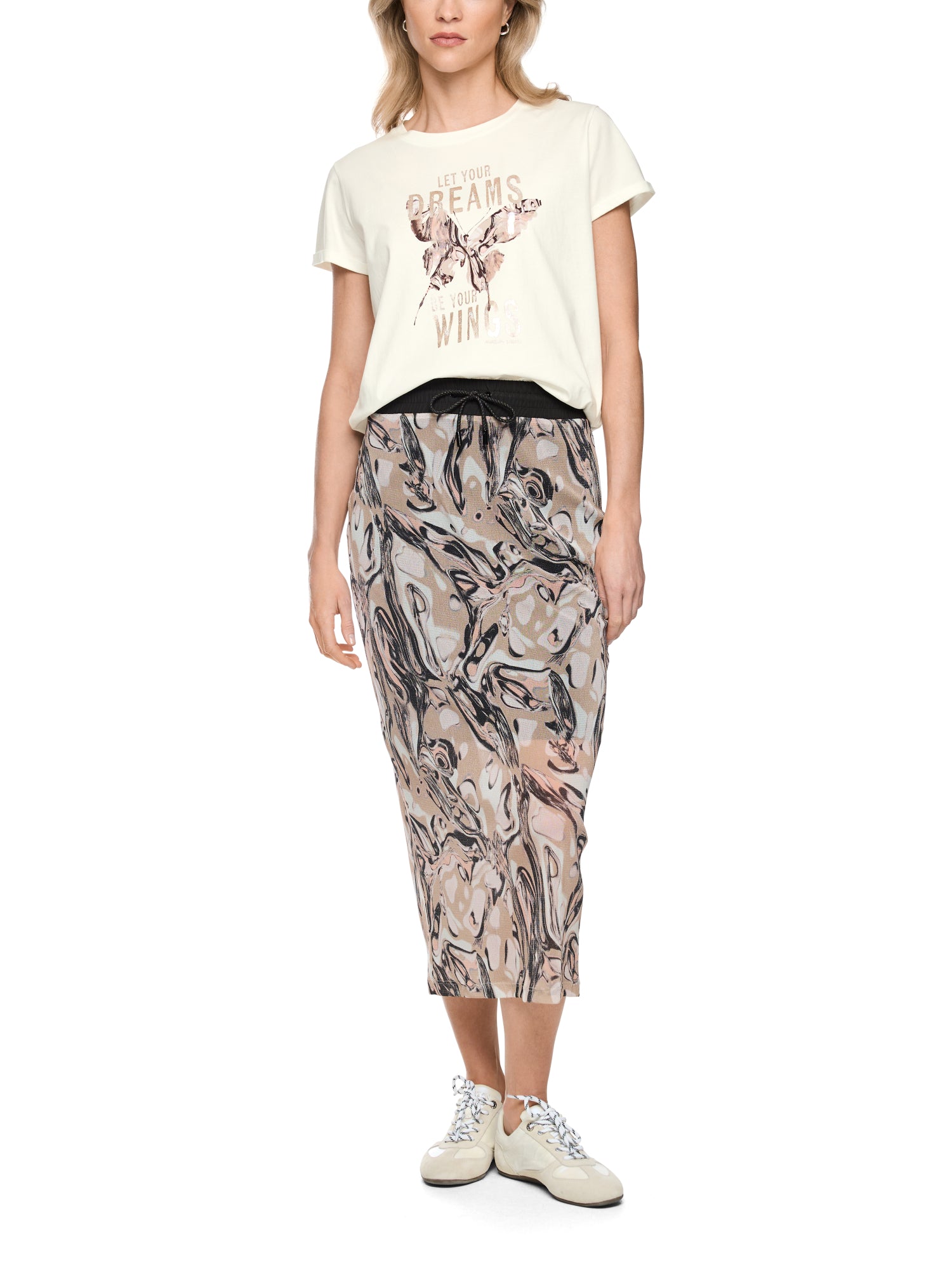 Marc Cain Sports T-Shirts weiß
