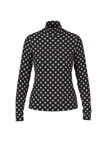 Langarmshirt mit Snowstar-Print