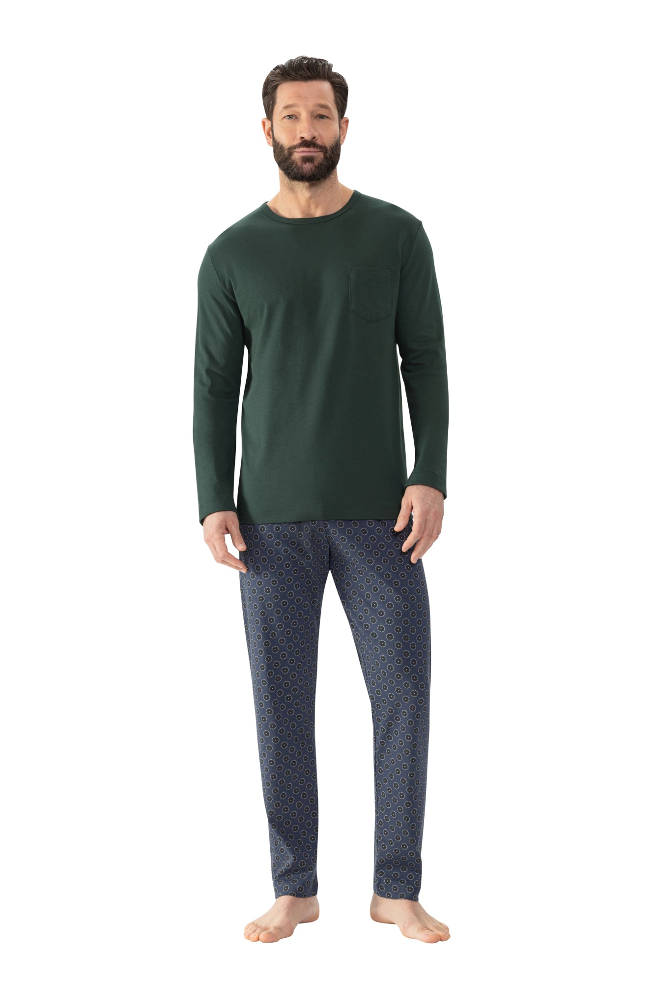 Mey Nachtwäsche  dunkelgrün