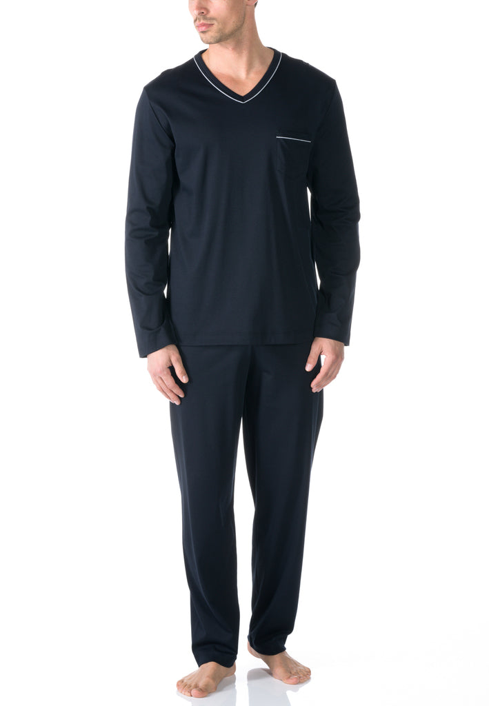 Mey Pyjamas dunkelblau