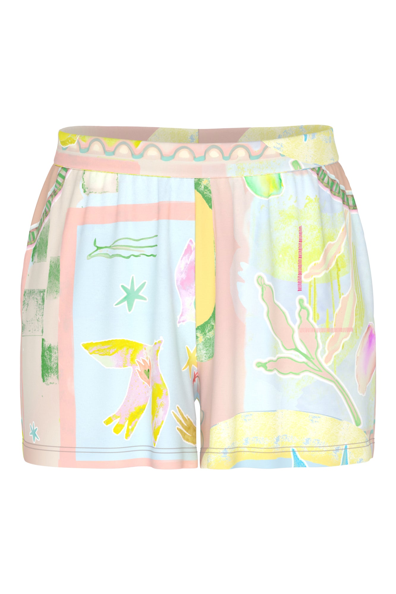 Mey Pyjamashorts bunt