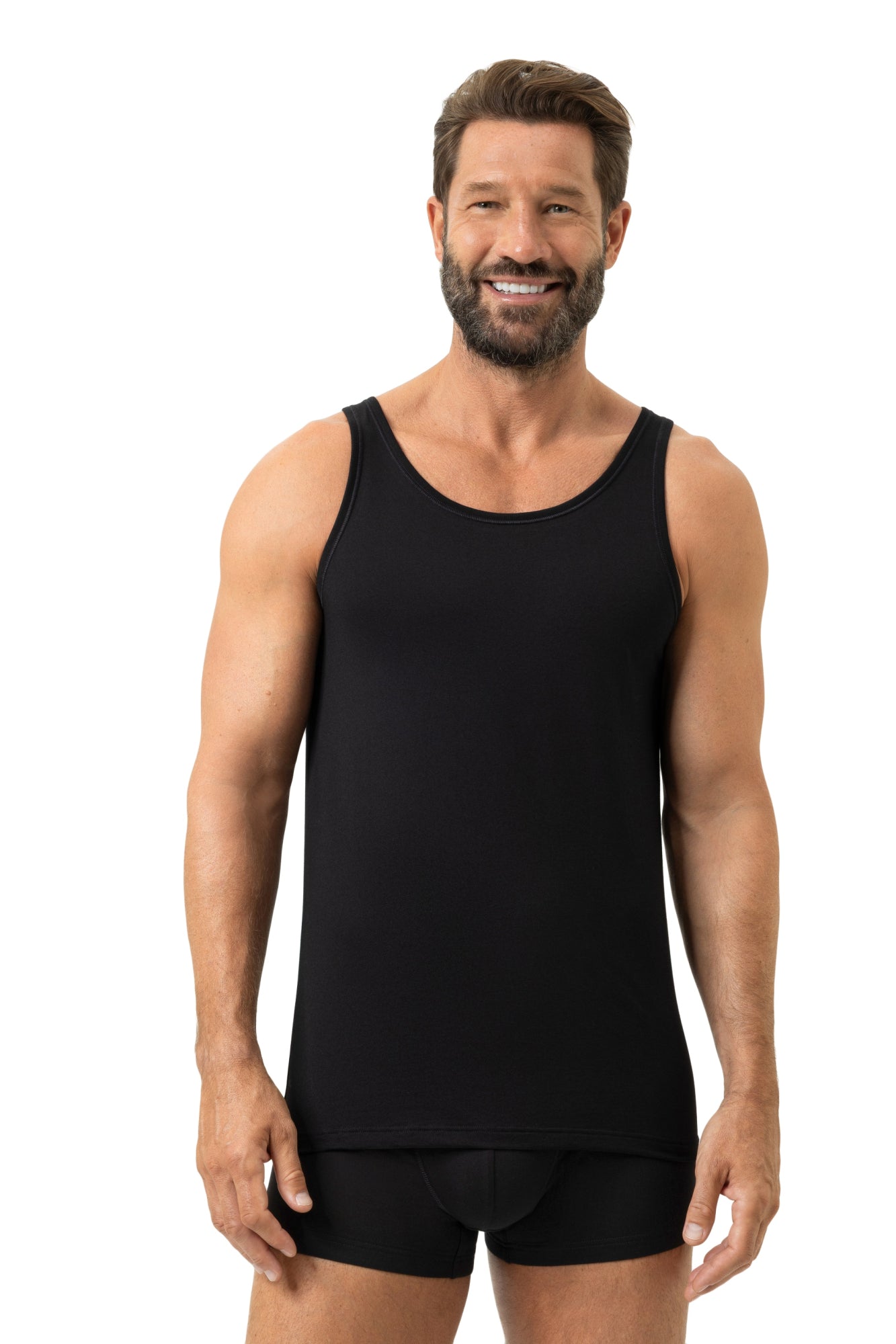 Mey Unterhemden  schwarz