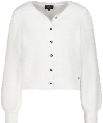 Flauschige Strickjacke
