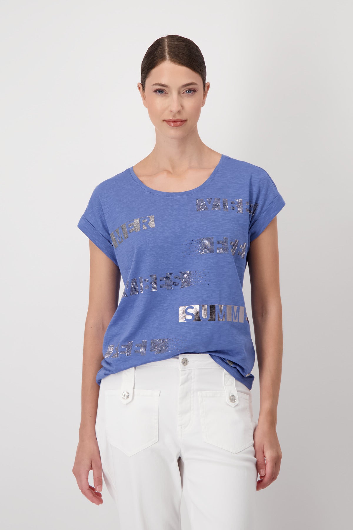 Monari T-Shirts  blau