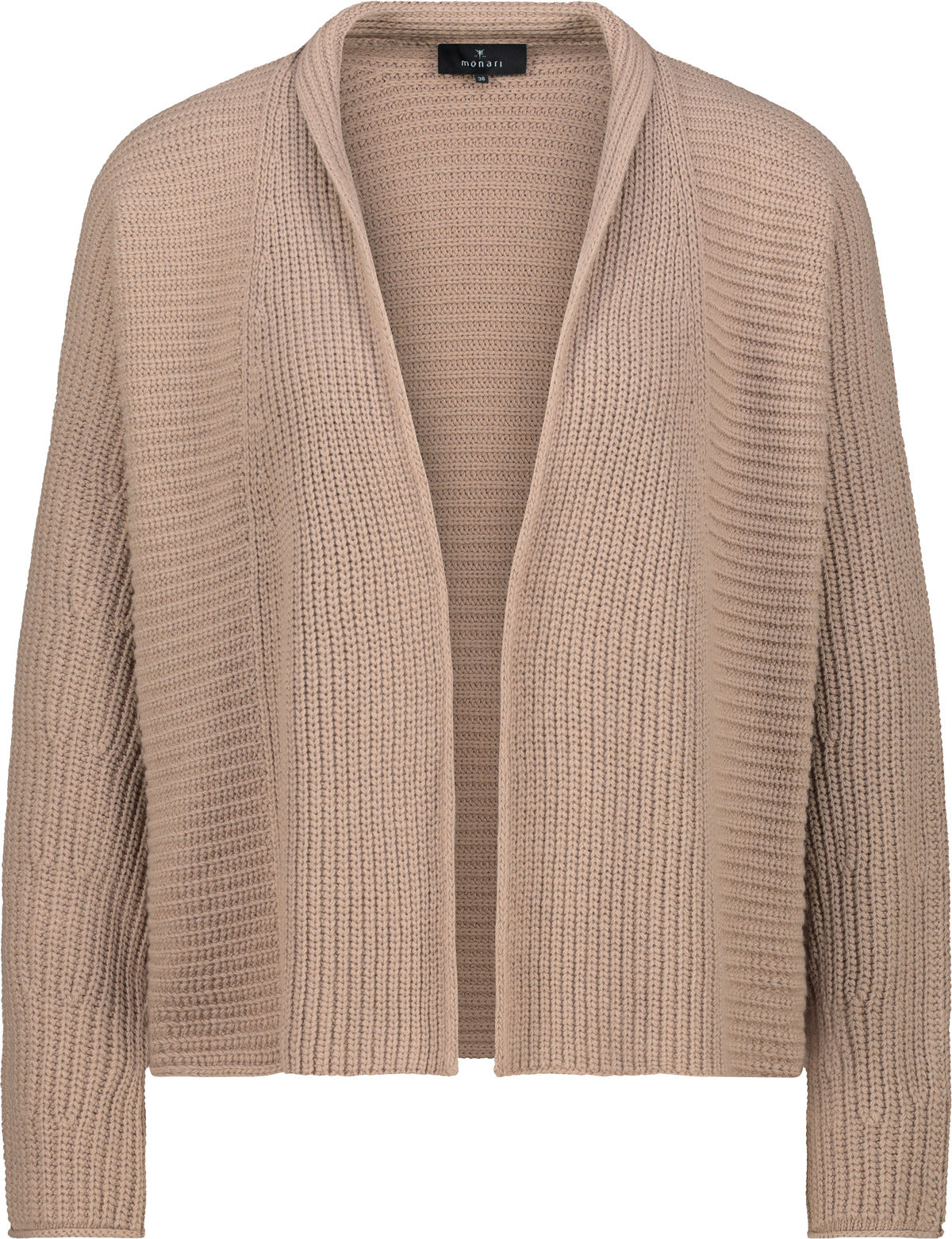 Monari Strickjacken hellbraun