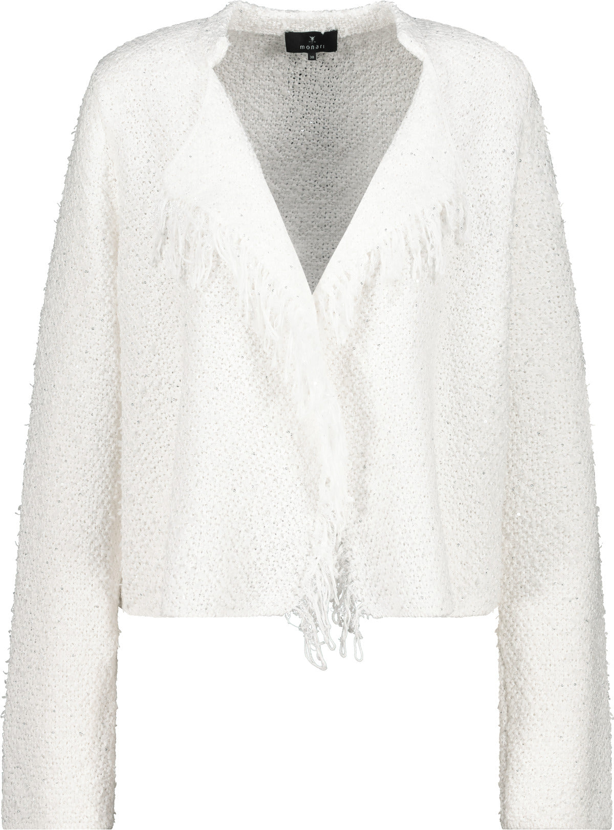Monari Strickjacken weiß