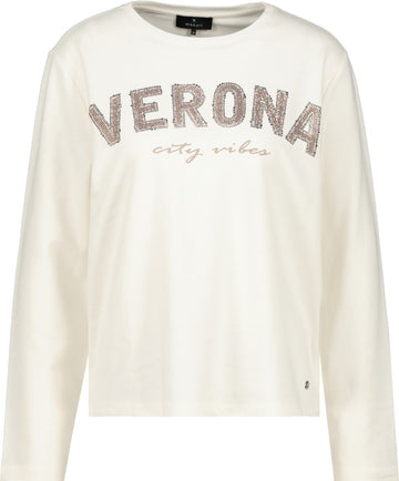 Sweatshirt mit Strasssteinen