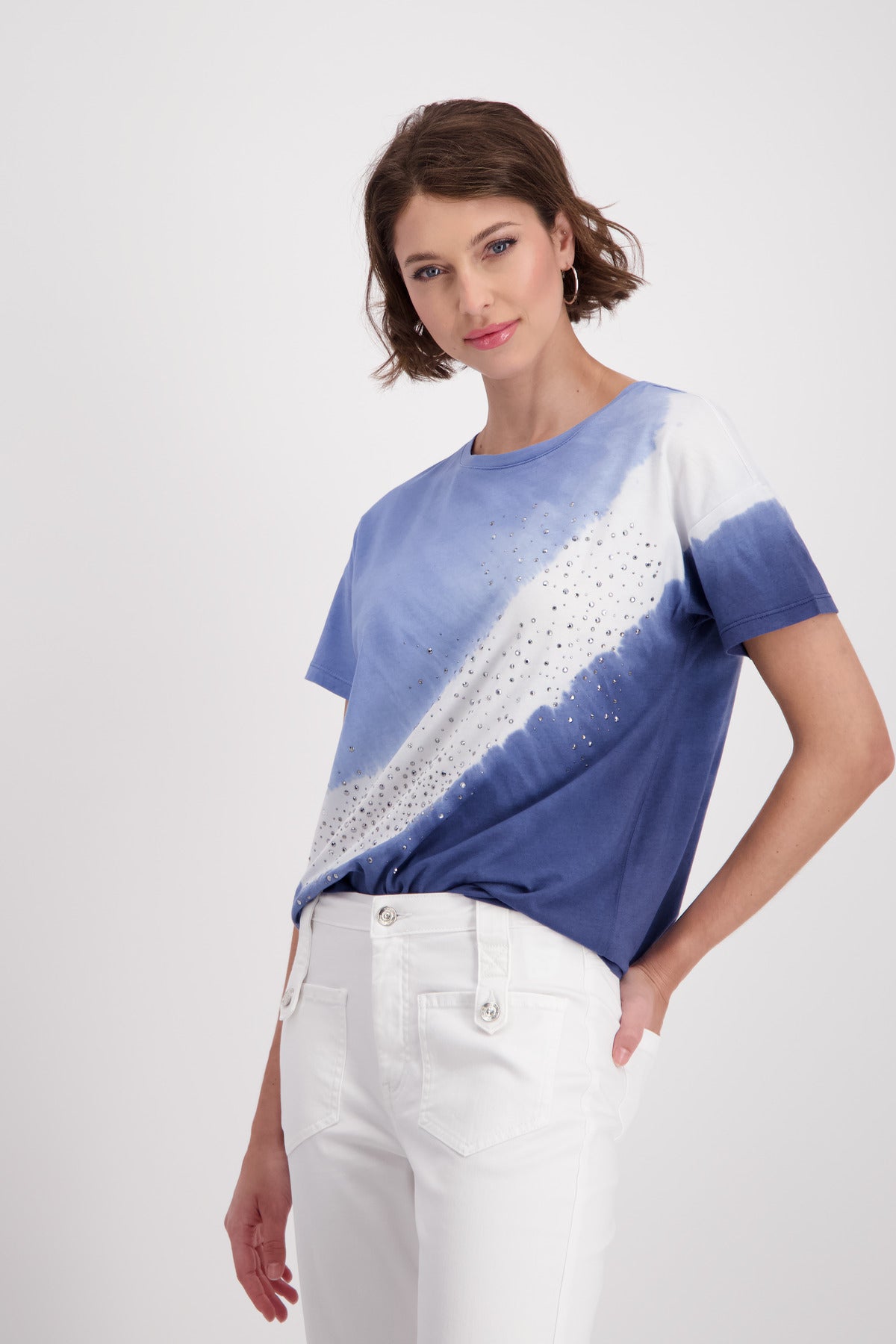 Monari T-Shirts blau