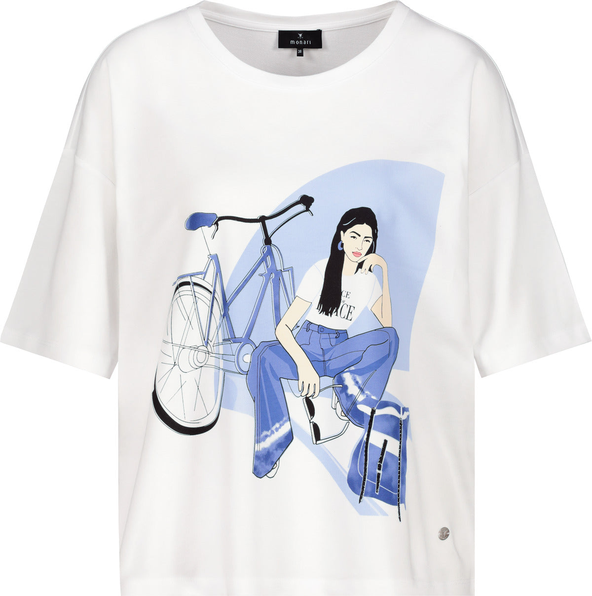 Monari T-Shirts weiß