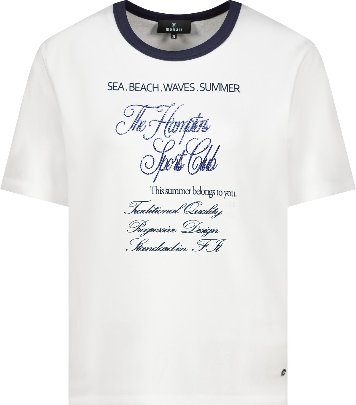 Monari T-Shirts weiß