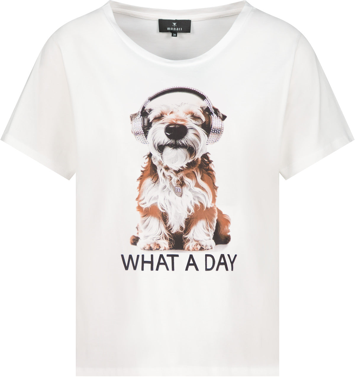 Monari T-Shirts weiß