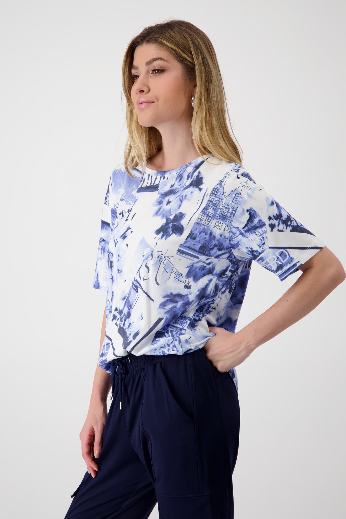 Monari T-Shirts  blau