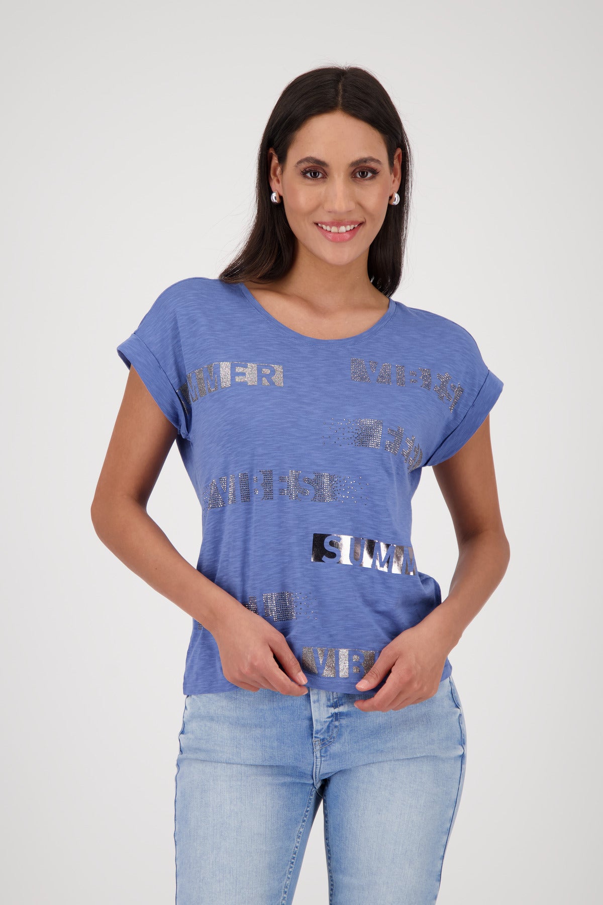 Monari T-Shirts blau