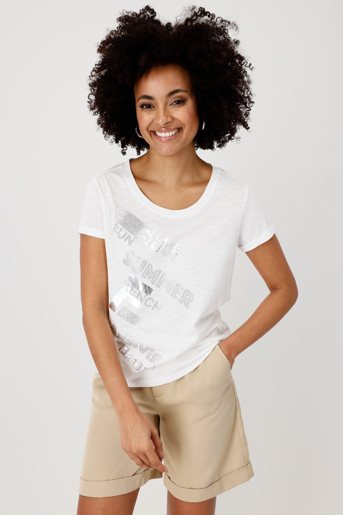 Monari T-Shirts  creme