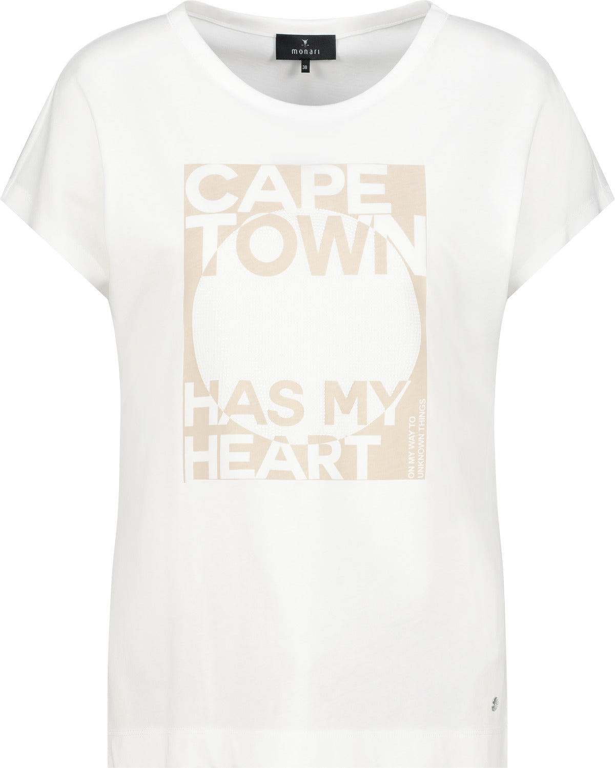 Monari T-Shirts weiß