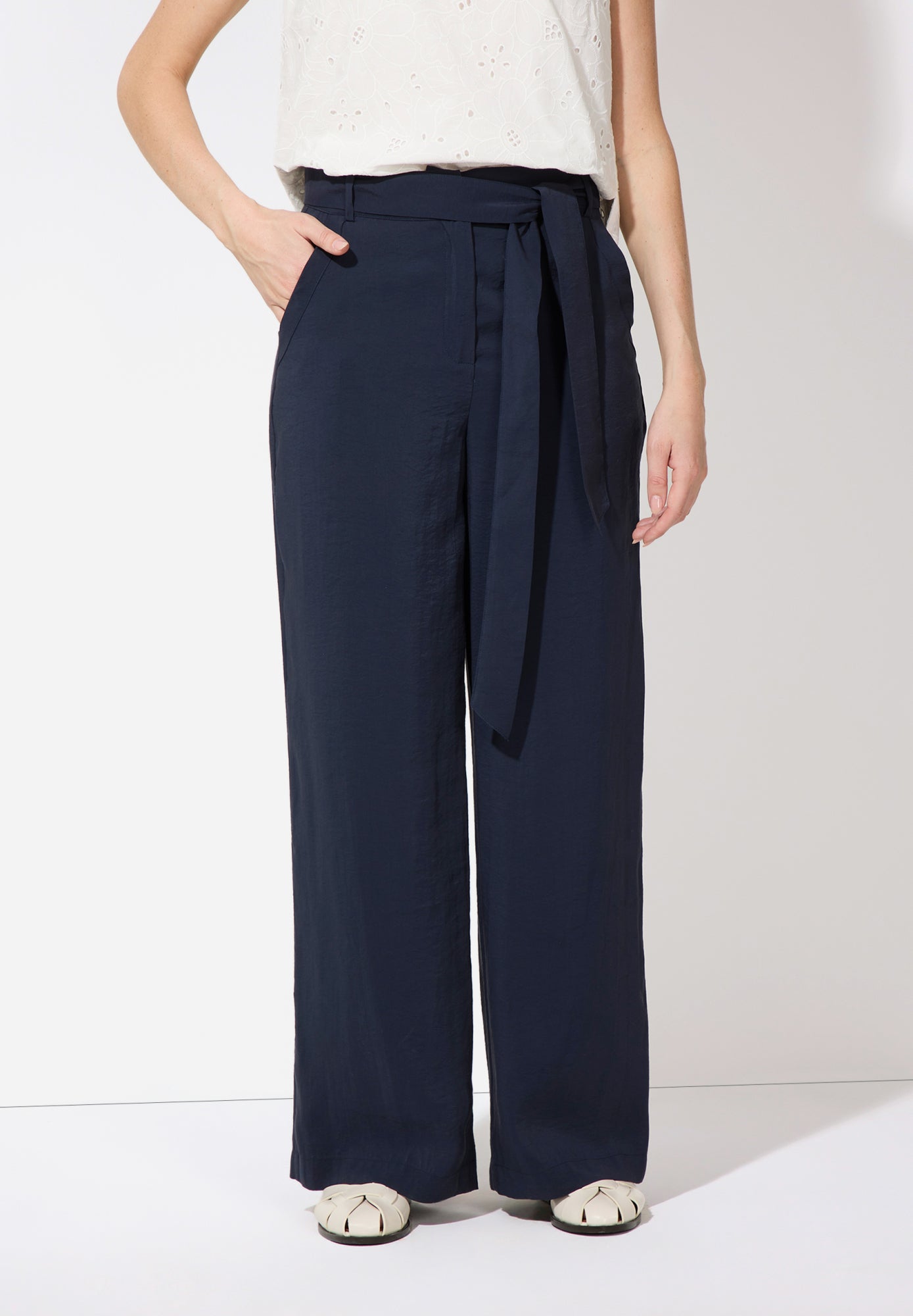 More&More Culottes  dunkelblau