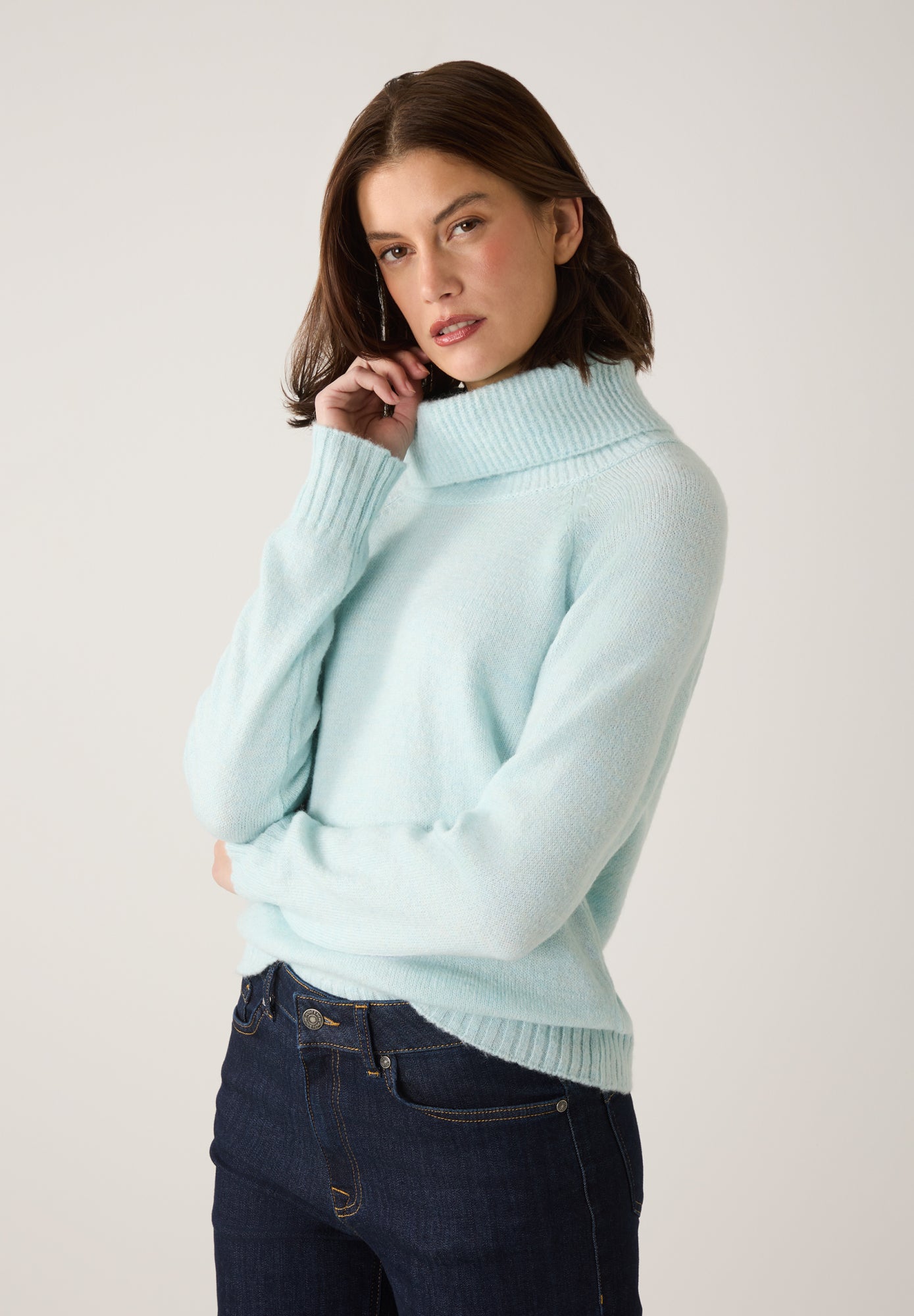 More&More Pullover hellblau