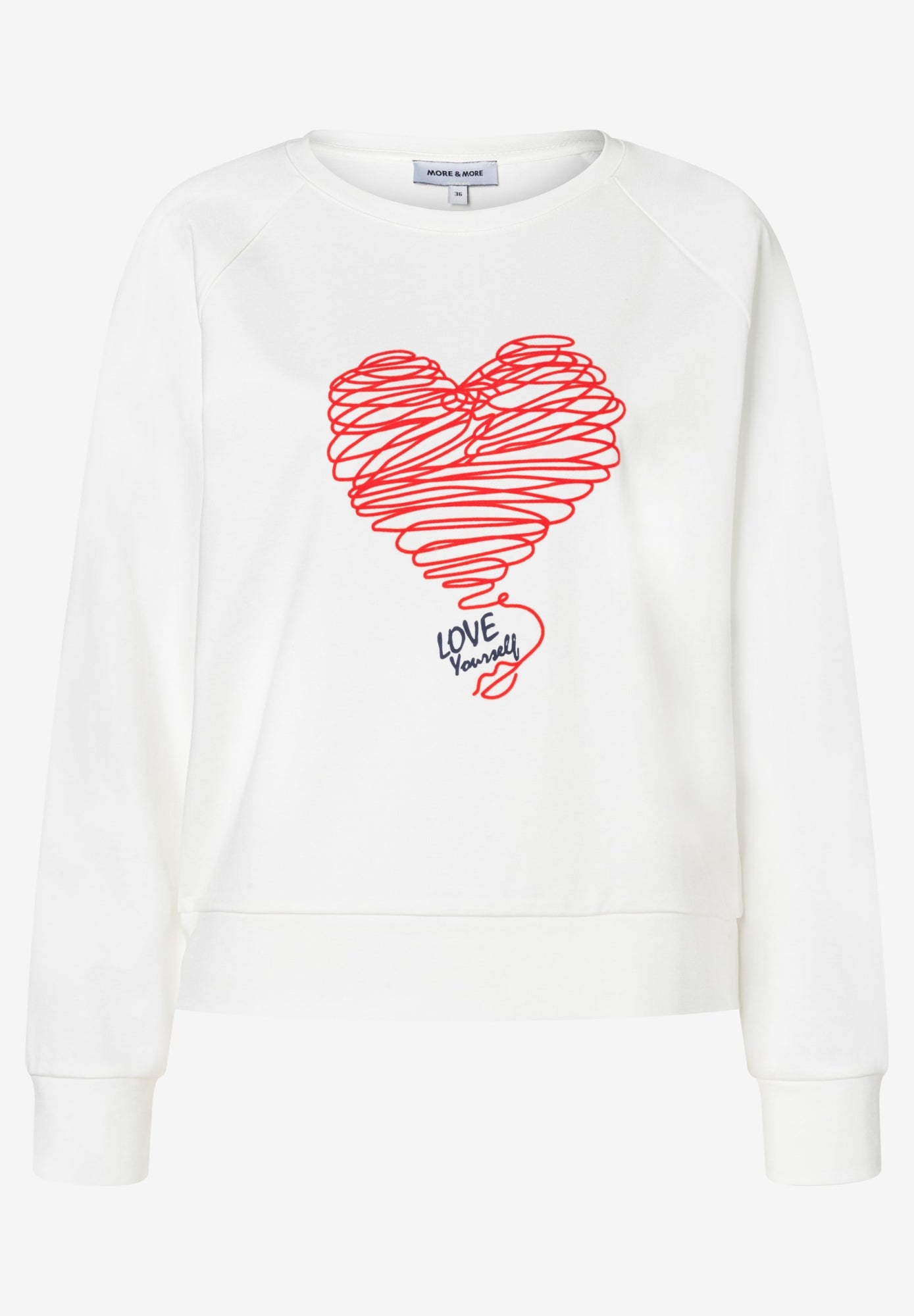 More&More Sweatshirts weiß