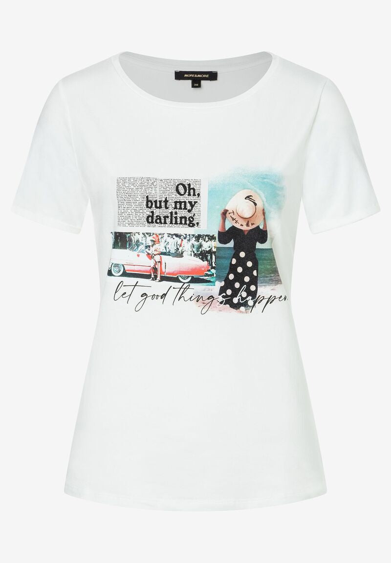 More&More T-Shirts weiß