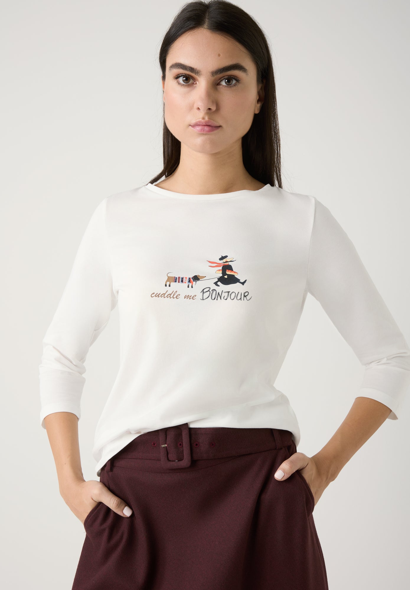 More&More T-Shirts weiß