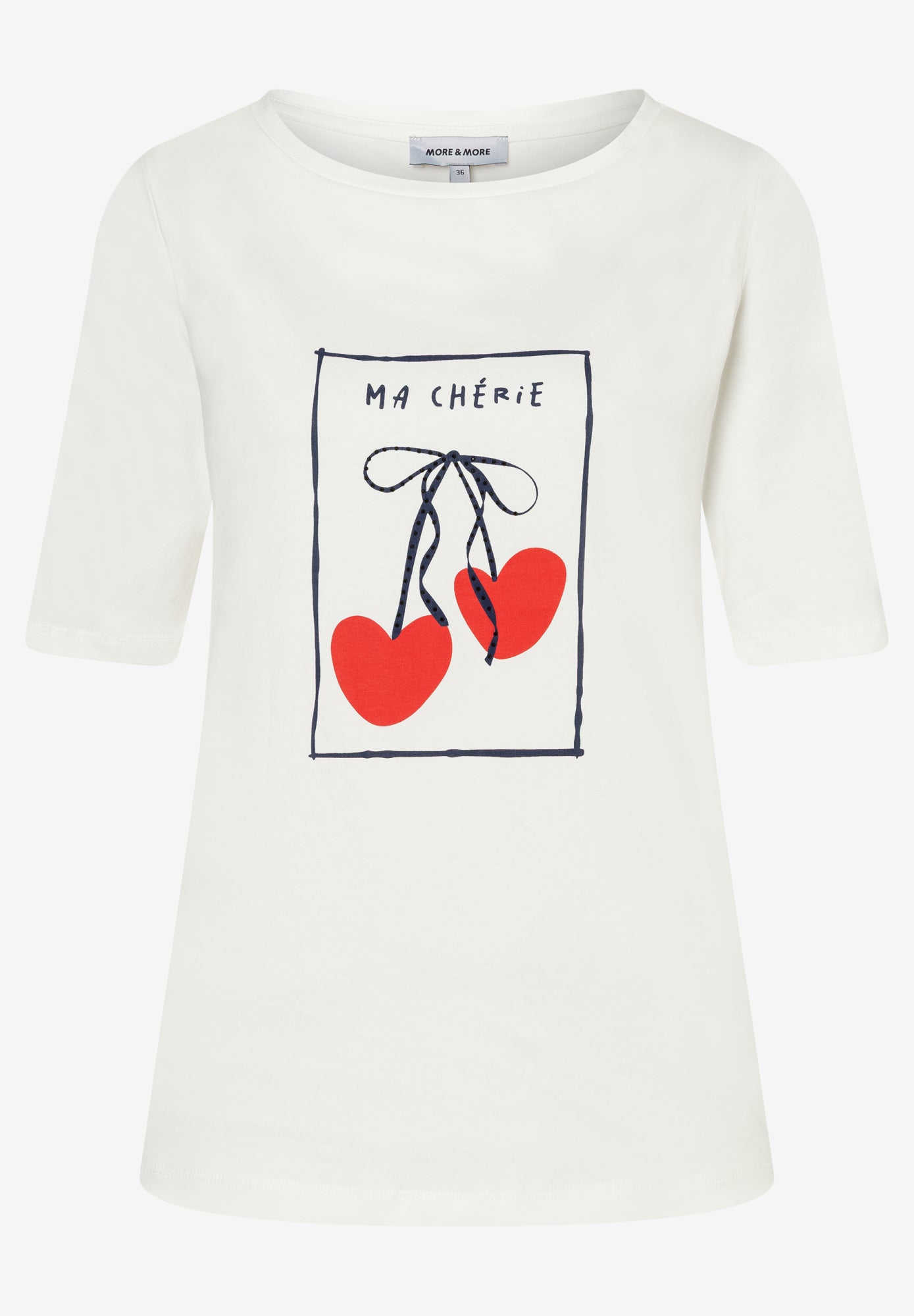 More&More T-Shirts weiß