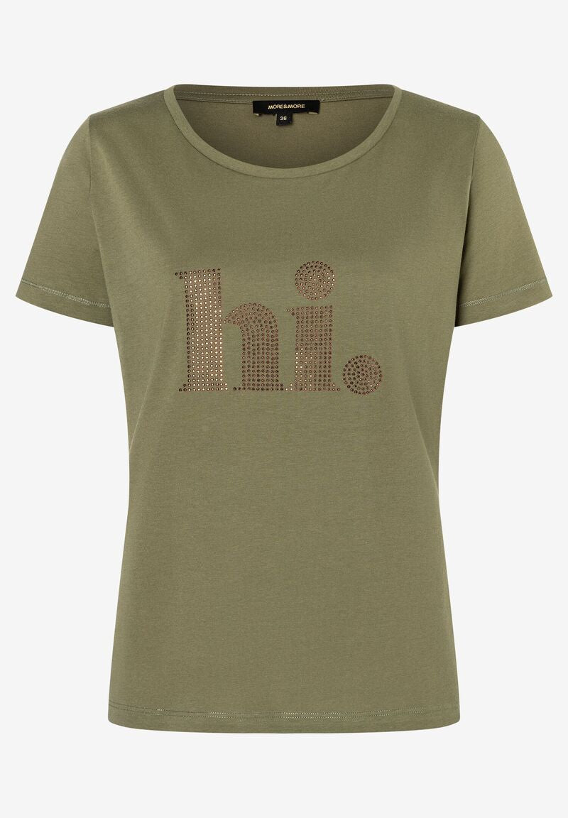 More&More T-Shirts oliv