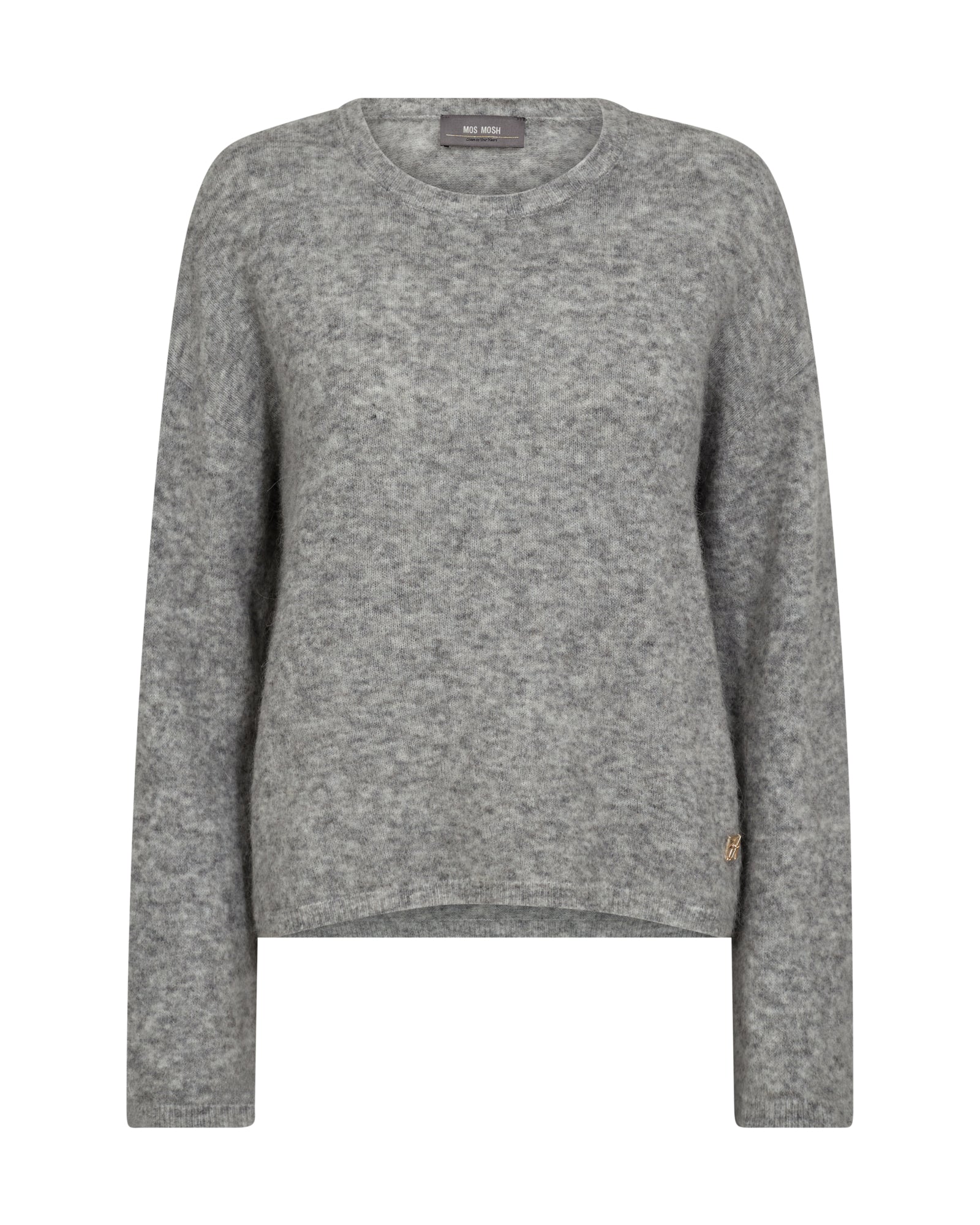 Mos Mosh Sweatshirts hellgrau
